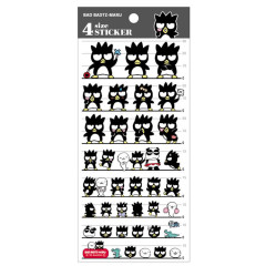 Japan Sanrio 4 Size Sticker - Bad Badtz-maru