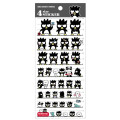 Japan Sanrio 4 Size Sticker - Bad Badtz-maru - 1