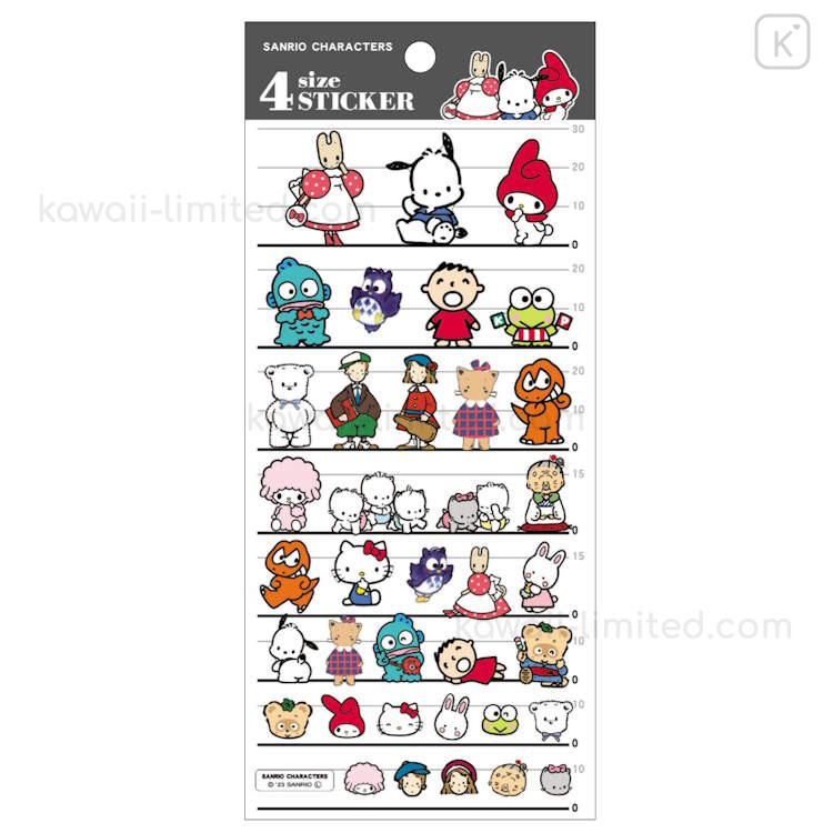 Japan Sanrio Mini Sticker Sheet - Sanrio Characters