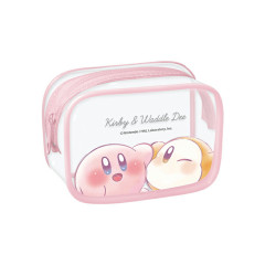 Japan Kirby Mini Clear Pouch - Kirby & Waddle Dee
