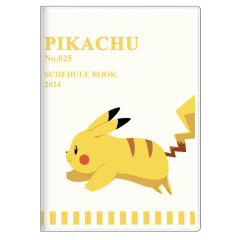 Japan Pokemon A6 Monthly Schedule Book - 2024 / Pikachu