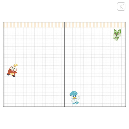 Japan Pokemon A6 Monthly Schedule Book - 2024 : Pikachu - 3
