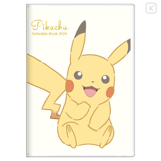 Japan Pokemon B6 Monthly Schedule Book - 2024 : Pikachu - 1