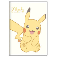 Japan Pokemon B6 Monthly Schedule Book - 2024 / Pikachu