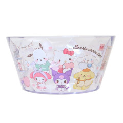 Japan Sanrio Clear Accessory Case Desk Organizer - Characters