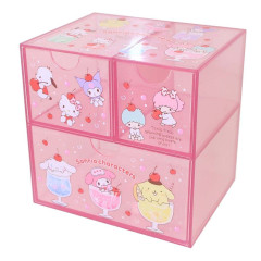 Japan Sanrio Chest Drawer - Characters / Soda