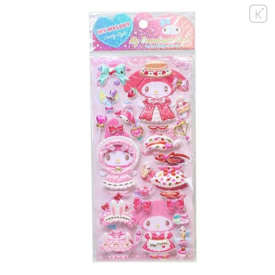 Japan Sanrio Playing Sticker - My Melody : Dress Up - 1