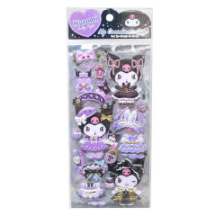 Japan Sanrio Playing Sticker - Kuromi : Dress Up