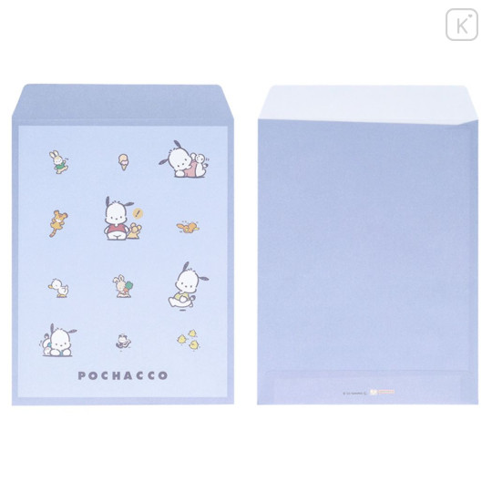 Japan Sanrio Decorative Envelope 10pcs - Pochacco / Retro - 2
