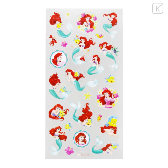 Japan Disney Clear Sticker - Ariel / Happy - 3