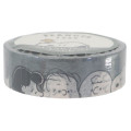 Japan Peanuts Washi Masking Tape - Snoopy / Grey - 2