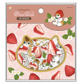 Japan Mofusand Sticker Set - Fruit Cat / Strawberry - 1