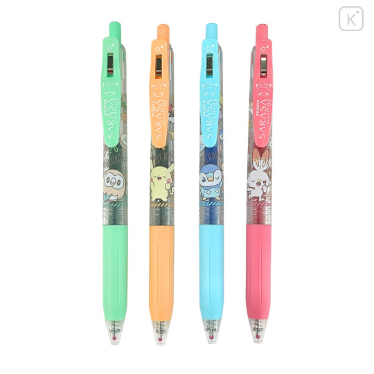 Japan Pokemon Sarasa Clip Gel Pen 4pcs Set - Pokepeace - 2
