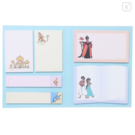 Japan Disney Sticky Notes with Case - Aladdin / Otonano-zukan - 2