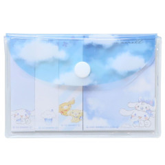 Japan Sanrio Sticky Notes with Magnet Case - Cinnamoroll / Sky Blue