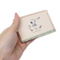 Japan Peanuts Sticky Notes with Magnet Case - Snoopy : Retro - 2