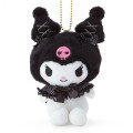 Japan Sanrio Mascot Holder - Kuromi / Girly Black - 2