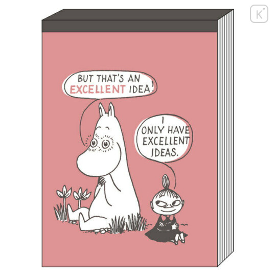 Japan Moomin A6 Notepad - Little My & Friends - 1