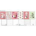 Japan Moomin A6 Notepad - Little My & Friends - 2