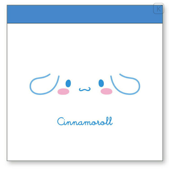 Japan Sanrio Mini Square Memo - Cinnamoroll / Face - 1