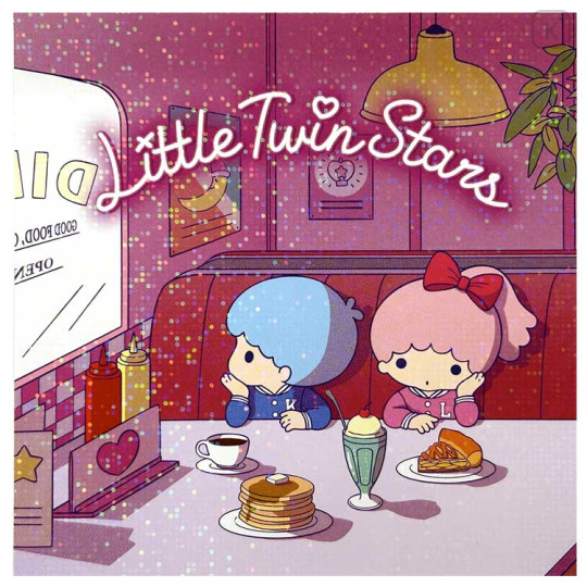 Japan Sanrio Square Memo - Little Twin Stars / City Pop - 1
