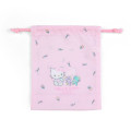 Japan Sanrio Original Gusseted Drawstring Bag (S) - Hello Kitty - 1