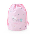 Japan Sanrio Original Gusseted Drawstring Bag (S) - Hello Kitty - 3
