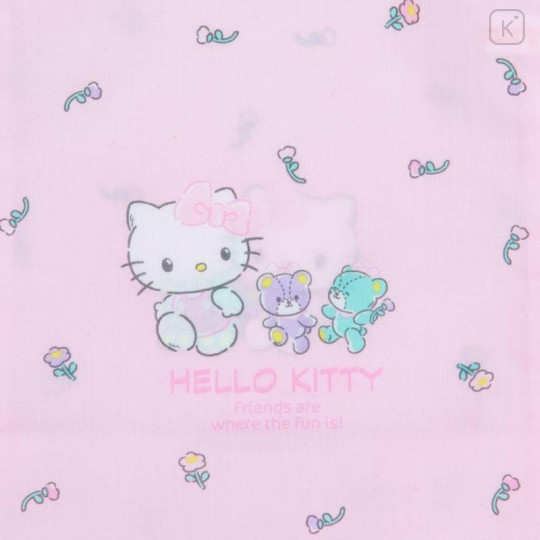 Japan Sanrio Original Gusseted Drawstring Bag (S) - Hello Kitty - 5