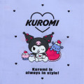Japan Sanrio Original Gusseted Drawstring Bag (S) - Kuromi - 5