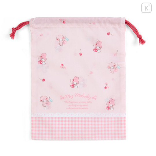 Japan Sanrio Original Drawstring Bag (M) - My Melody - 1