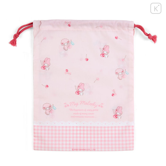 Japan Sanrio Original Drawstring Bag (M) - My Melody - 2