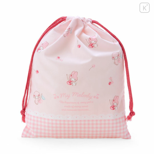 Japan Sanrio Original Drawstring Bag (M) - My Melody - 3