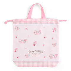 Japan Sanrio Original Drawstring Bag with Handle - My Melody