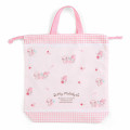 Japan Sanrio Original Drawstring Bag with Handle - My Melody - 1