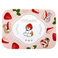 Japan Mofusand Memo Pad & Can Case - Fruit Cat / Strawberry - 1