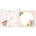 Japan Mofusand Memo Pad - Fruit Cat / Strawberry - 2