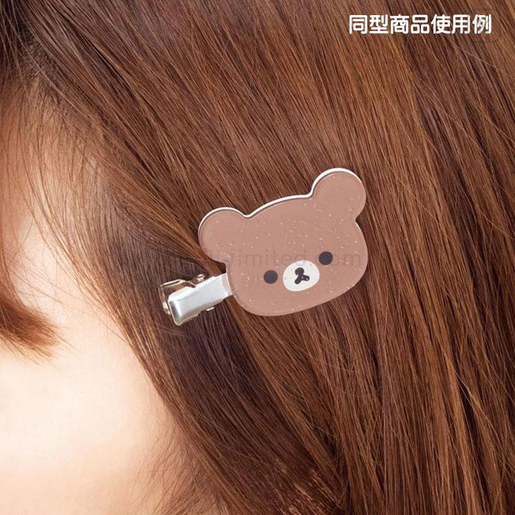 Japan San-X Glitter Hair Clip 2pcs Set - Rilakkuma & Kiiroitori