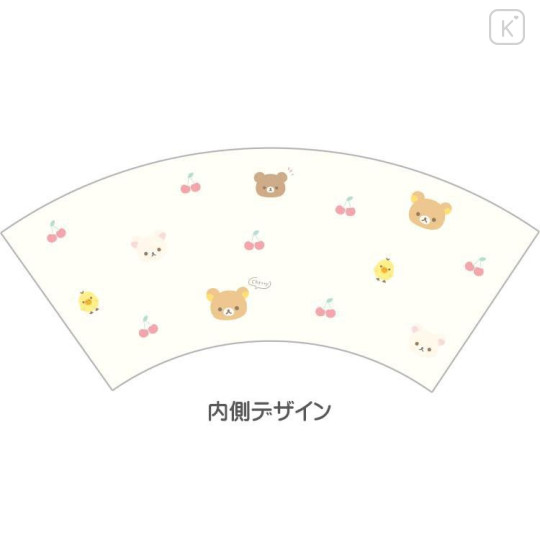 Japan San-X Melamine Tumbler - Rilakkuma / Cherry Pink - 6