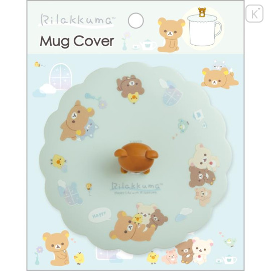 Japan San-X Mug Cover - Rilakkuma : Window Blue - 3