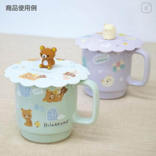 Japan San-X Mug Cover - Rilakkuma : Window Blue - 4