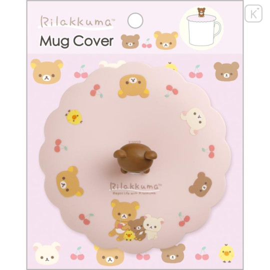 Japan San-X Mug Cover - Rilakkuma : Cherry Pink - 3