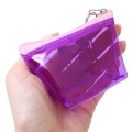 Japan Sanrio Clear Triangular Mini Pouch - Kuromi / Little Angel - 2