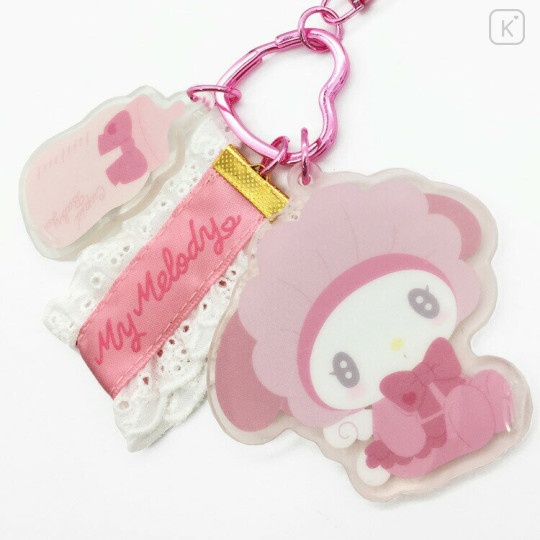Japan Sanrio Key Charm - My Melody / Cupid Baby - 2