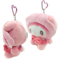 Japan Sanrio Plush Pass Case - My Melody / Cupid Baby - 2