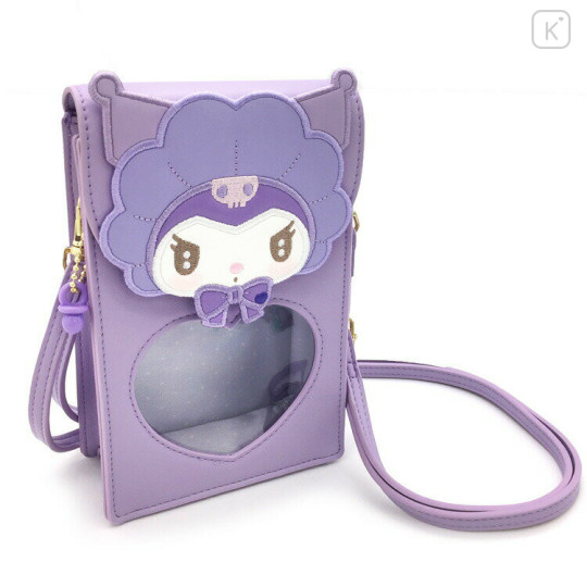 Japan Sanrio Shoulder Pouch - Kuromi / Cupid Baby - 1