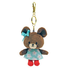 Japan The Bears School Keychain Soft Mascot - Jackie / Flower Works