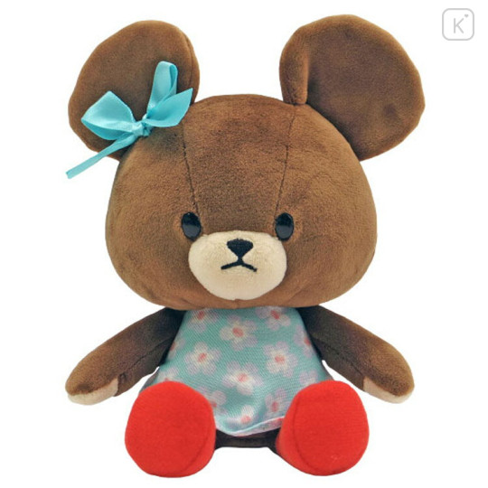 Japan The Bears School Soft Bean Doll - Jackie / Flower Works - 1