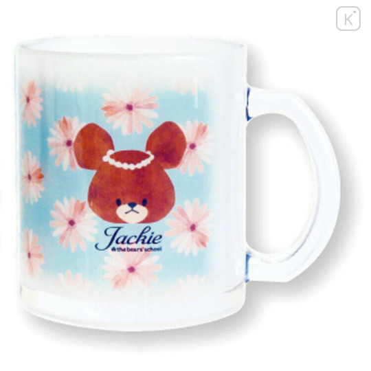 Japan The Bears School Glass Mug - Jackie / Crown Flower Works - 1