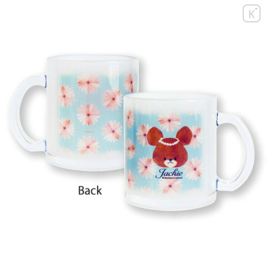 Japan The Bears School Glass Mug - Jackie / Crown Flower Works - 2