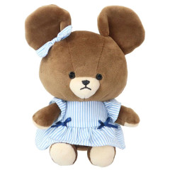 Japan The Bears School Soft Bean Doll - Jackie / Blue Stripe